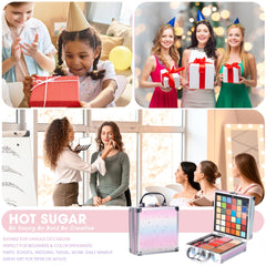 Hot Sugar makeup brushes kit for beginners to blend and apply evenly