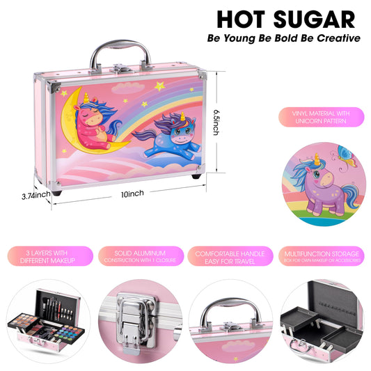 Hot Sugar makeup kit 40-eyeshadow palette offering versatile color options for experimentation.