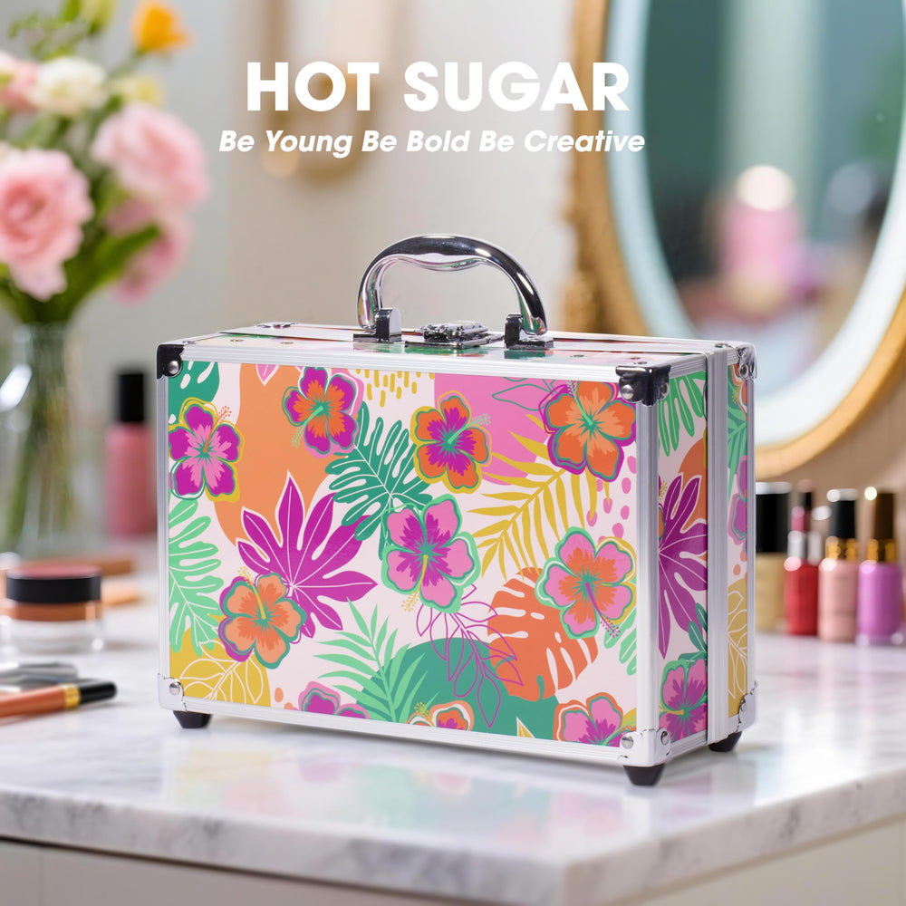 Hot Sugar makeup kit brushes-8pcs enable precise application across eyes, cheeks, and face.