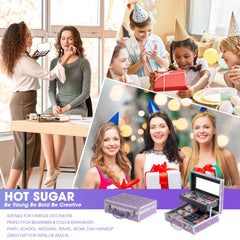 Hot Sugar makeup kit brushes and applicators for versatile beginner use.