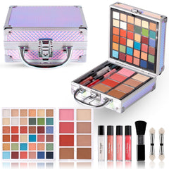 Hot Sugar Mermaid makeup kit with travel train case and colorful cosmetics