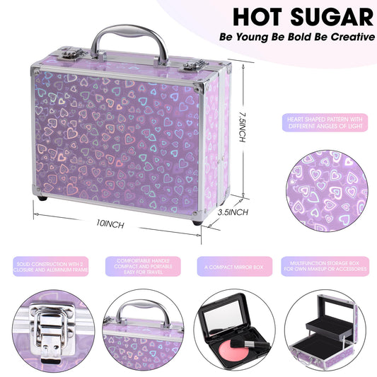 Hot Sugar teen eyeshadows close-up reveal rich pigments for smooth blending.