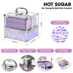 Hot Sugar 42-piece palette set with vibrant colors for versatile day-to-night looks.