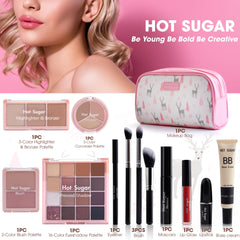 Hot Sugar 2-color blush palette for a natural flush and blendable color