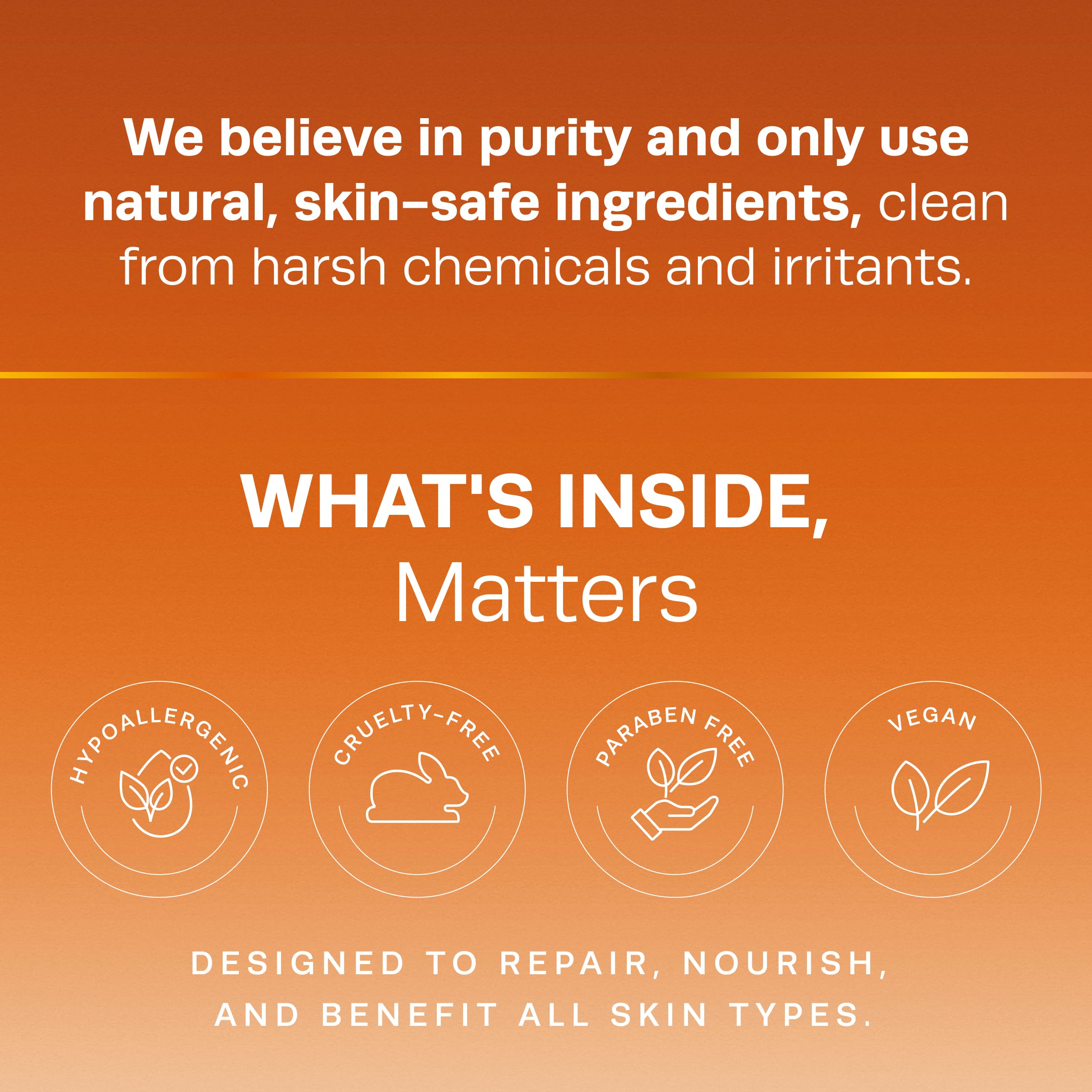 Hot Vita Vitamin C Body Oil pump bottle on bathroom shelf.