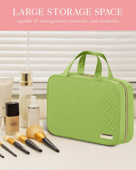 HOTOR bag with four compartments organizes cosmetics and toiletries efficiently on trips