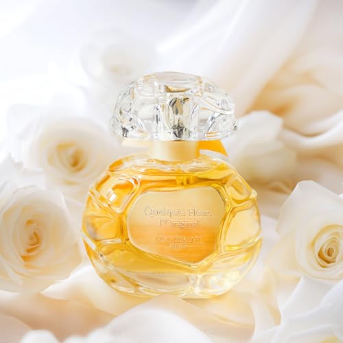 Houbigant Quelques Fleurs LOriginal bottle details reveal classic fragrance craftsmanship