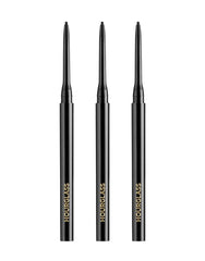 Hourglass Obsidian 1.5mm mechanical gel liner close-up showing precise tip for tightlining.