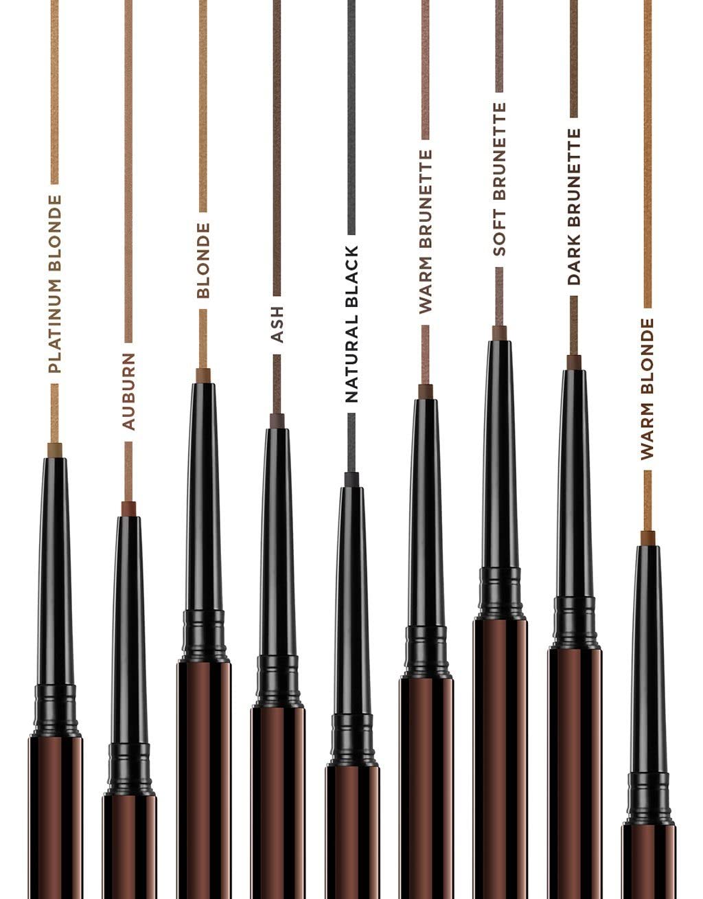 Hourglass Arch Brow Pencil built-in brush for blending and shaping