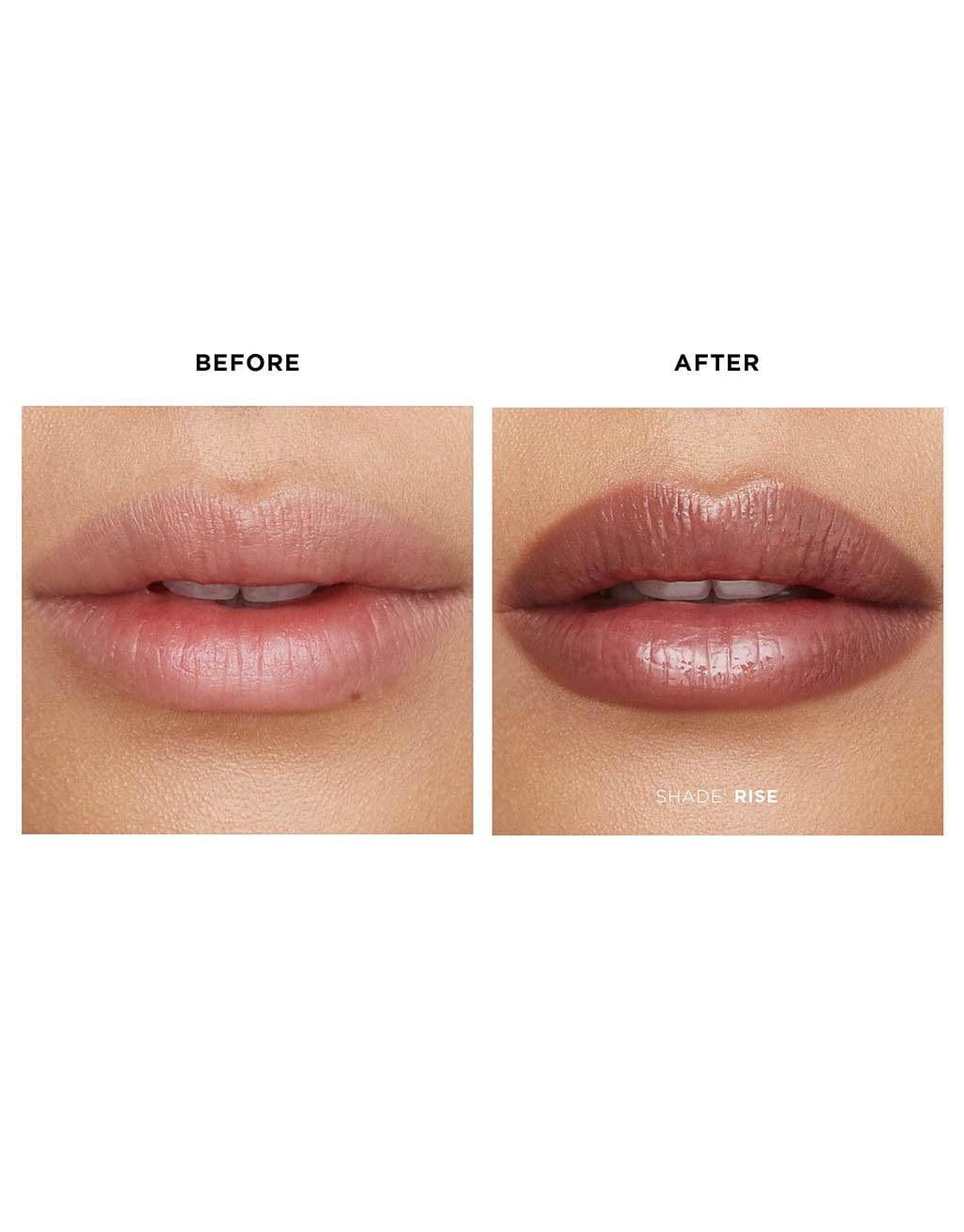 Hourglass Phantom Rise 100 applying demonstrates refreshing cooling sensation on lips.