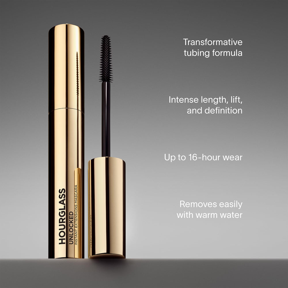 Hourglass Unlocked 16-hour wear keeps lashes looking fresh and defined.
