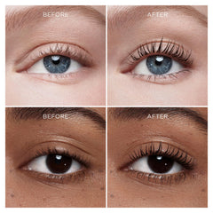 Hourglass Unlocked shows dramatic length and lift similar to lash extensions.