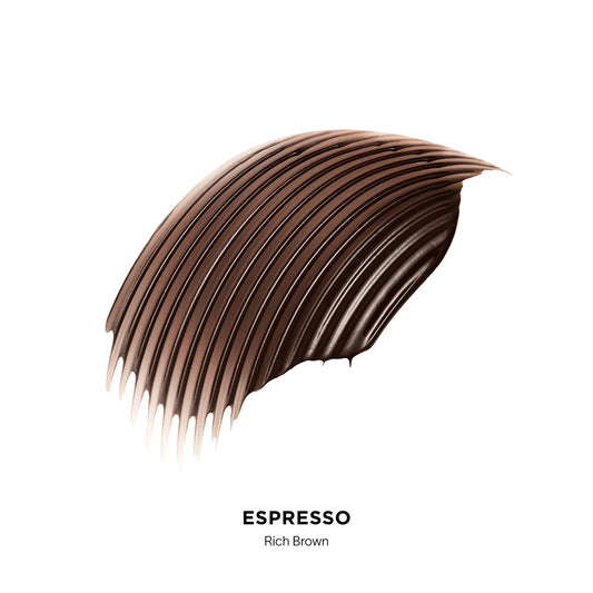 Hourglass Unlocked tubing close-up reveals lightweight, flake-free lashes throughout the day.