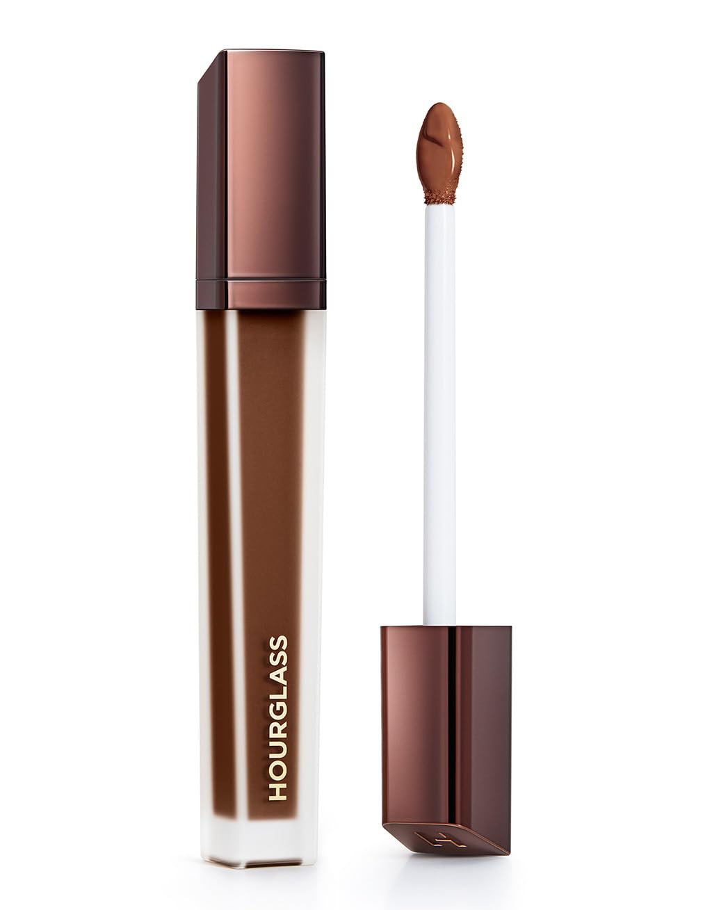 Hourglass Vanish Airbrush Concealer bottle close-up for weightless full-coverage.