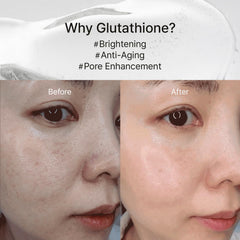 House of B Glow Glutathione Step 2 application; boosts even skin tone.