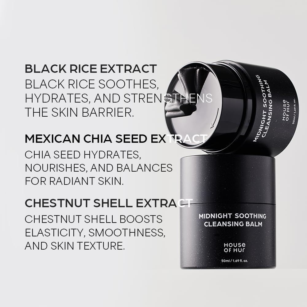 House of Hur balm emulsifies into milky rinse for clean skin