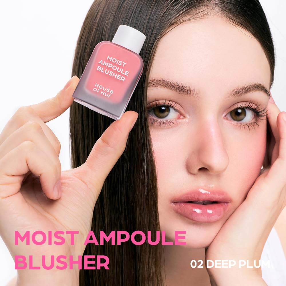 House of Hur Moist Ampoule Blusher sponge application for even blend