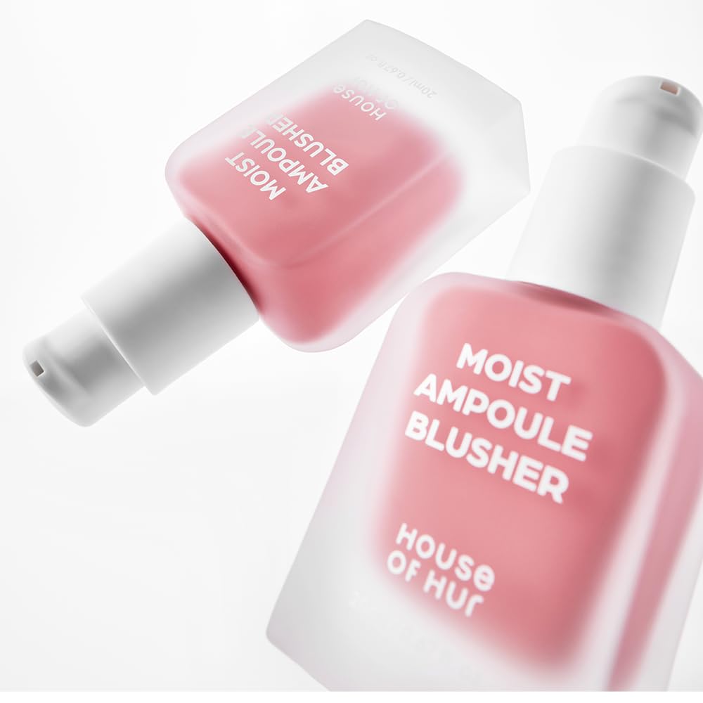 House of Hur Moist Ampoule Blusher Cherry Blossom dewy glow finish