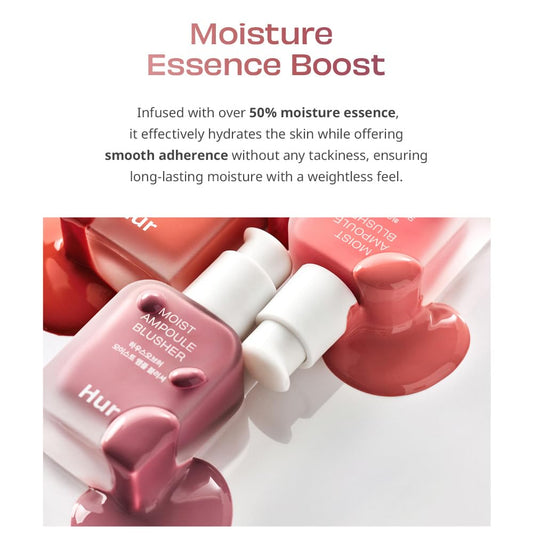 House of Hur Moist Ampoule Blusher Deep Plum adds depth and sophistication.
