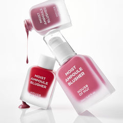 House of Hur Pink Rosie dewy finish on skin for a natural glow.