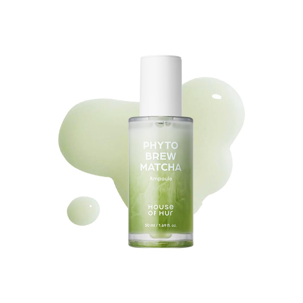 House of Hur Phyto Brew Matcha Ampoule bottle displaying lightweight hydration for daily use.