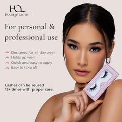 Doll-eyed center piece on Iconic Demi lifts the eye across various eye shapes.
