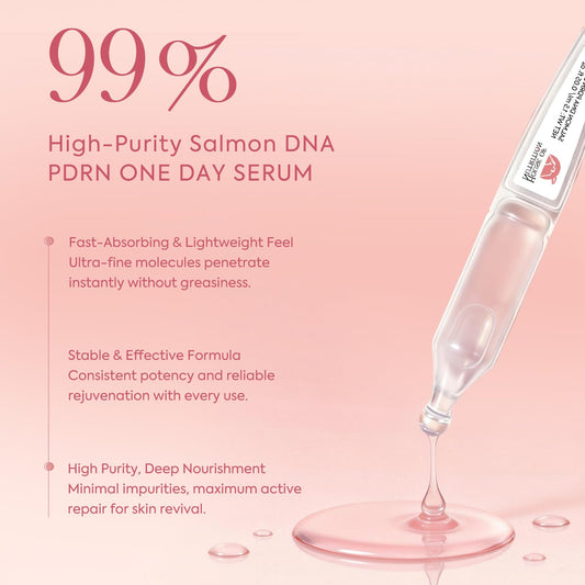 House of Nutrition Salmon DNA Serum ampoule packaging emphasizing freshness
