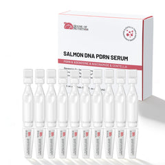 House of Nutrition Salmon DNA Serum bottle closeup for hydration and glow