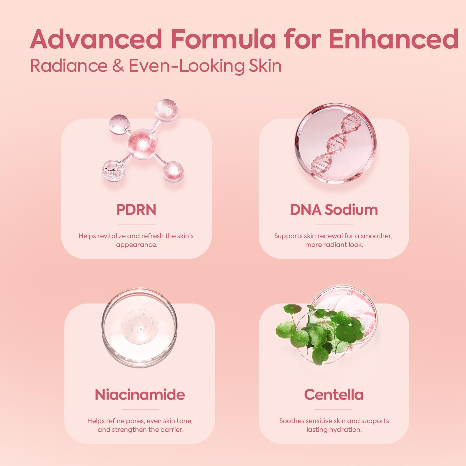 House of Nutrition Salmon DNA Serum glass-skin glow on skin close-up