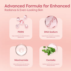 House of Nutrition Salmon DNA Serum glass-skin glow on skin close-up