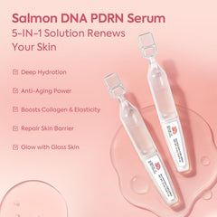 House of Nutrition Salmon DNA Serum texture detail showing lightweight formula