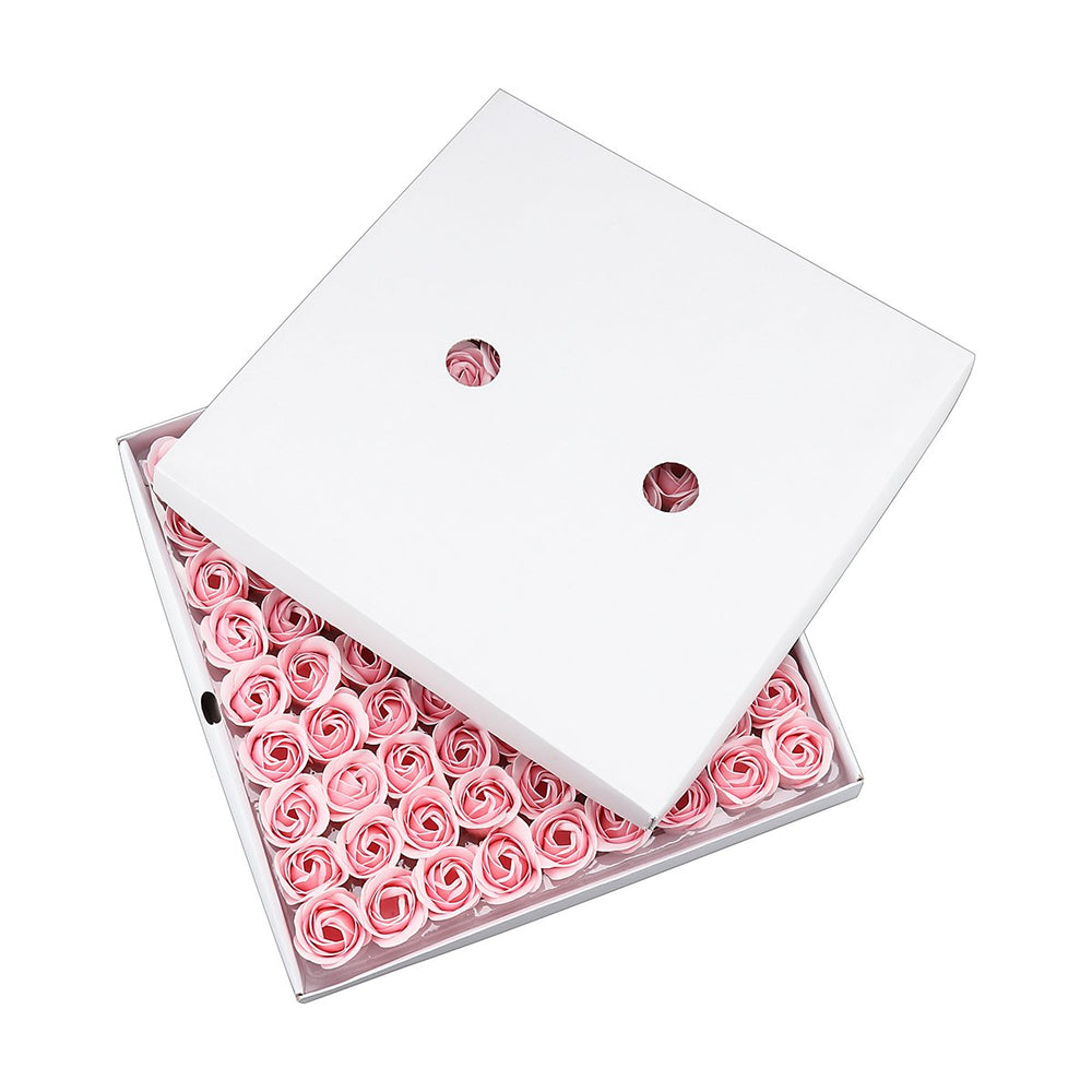 HOUSWEETY floral-scent bath petals creating luxurious bubbles in tub.