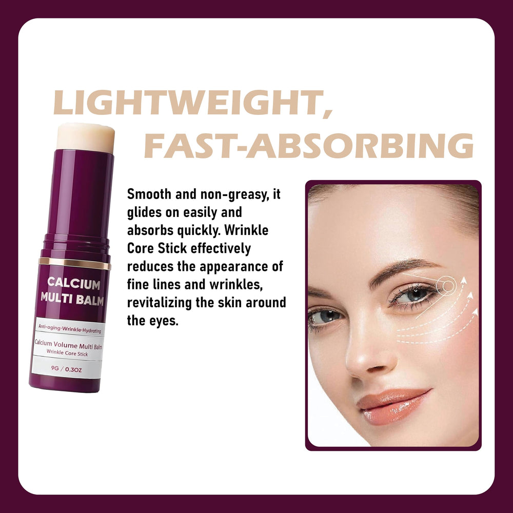 HOUYAN Calcium Balm under-eye application for moisture and comfort.