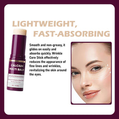 HOUYAN Calcium Balm under-eye application for moisture and comfort.