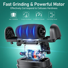 Hoxida USB rechargeable design for cordless pedicure on the go