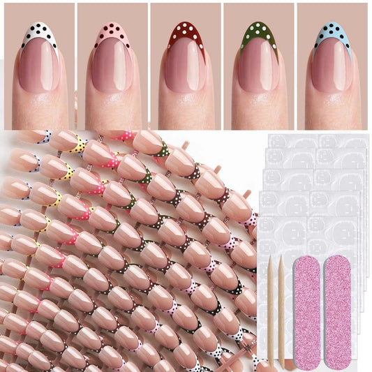 HPYFOI French-tip nails collection offers stylish tips without salon visit