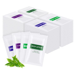HQSLsund 4IN1 travel set packaging for bulk guest amenities in a compact kit