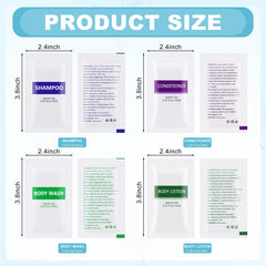HQSLsund travel-size body wash 10ml ideal for hotel stays and on-the-go refreshment