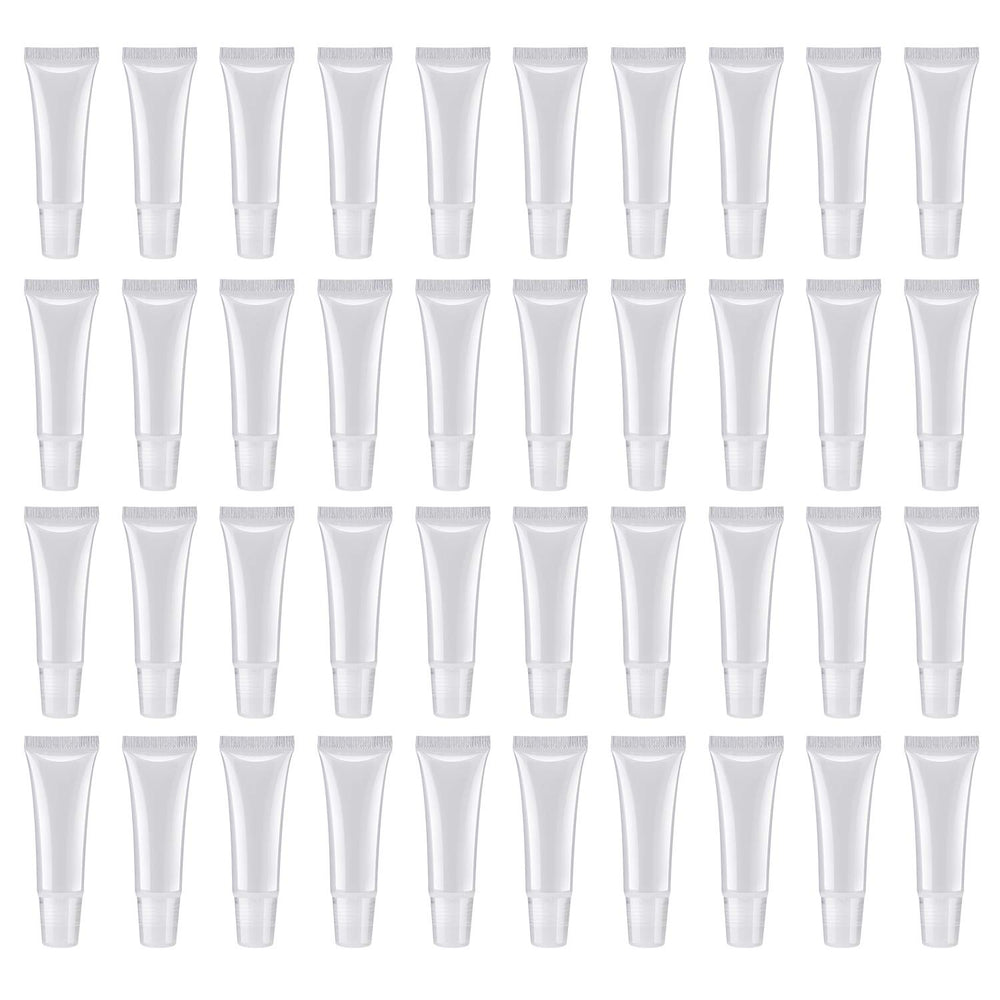HRLORKC 200-piece set of 10 ml empty lip tubes for DIY cosmetics.