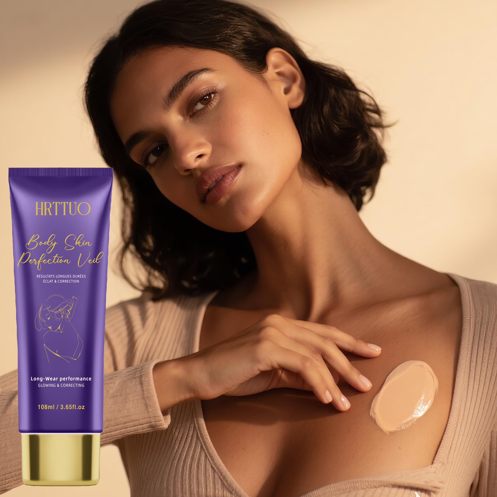 HRTTUO natural-toned shade adapts to varied skin tones.