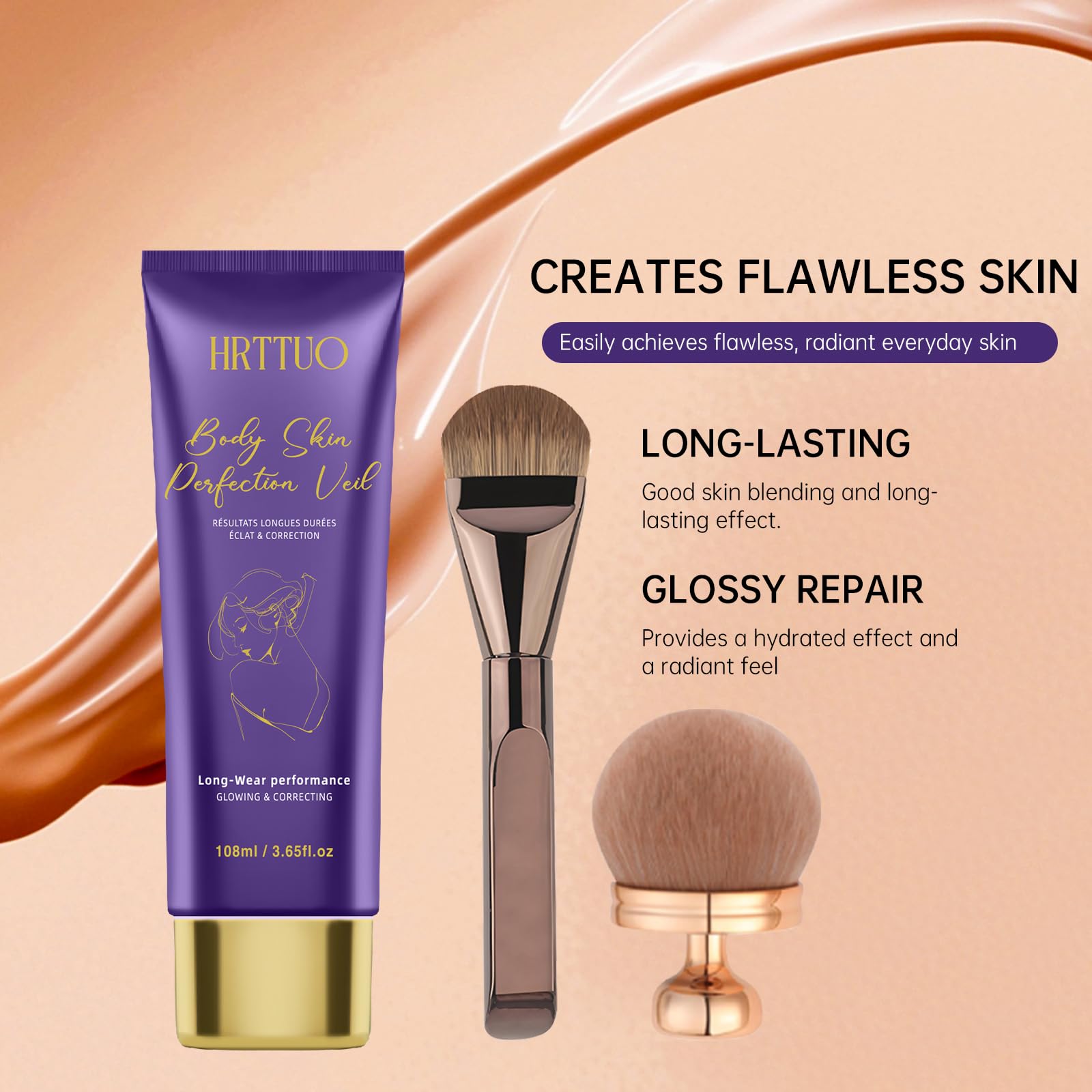 HRTTUO all-over complexion perfector blends naturally for even tone.