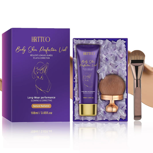 HRTTUO Body Coverage Perfector brush for precise leg makeup.