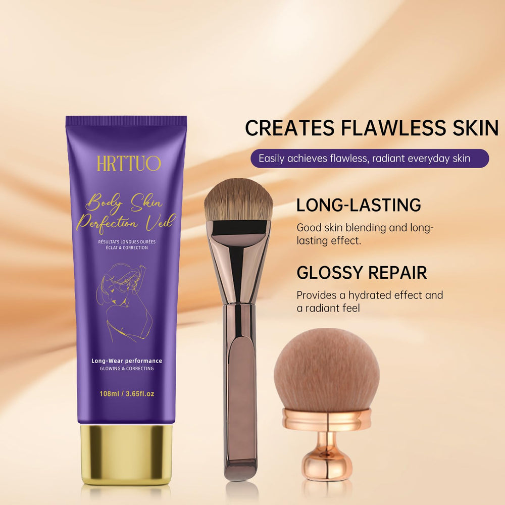 HRTTUO Included brush and sponge enable streak-free application.