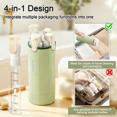 HSXCCL 40ml bottles compact set showing separate compartments for liquids.