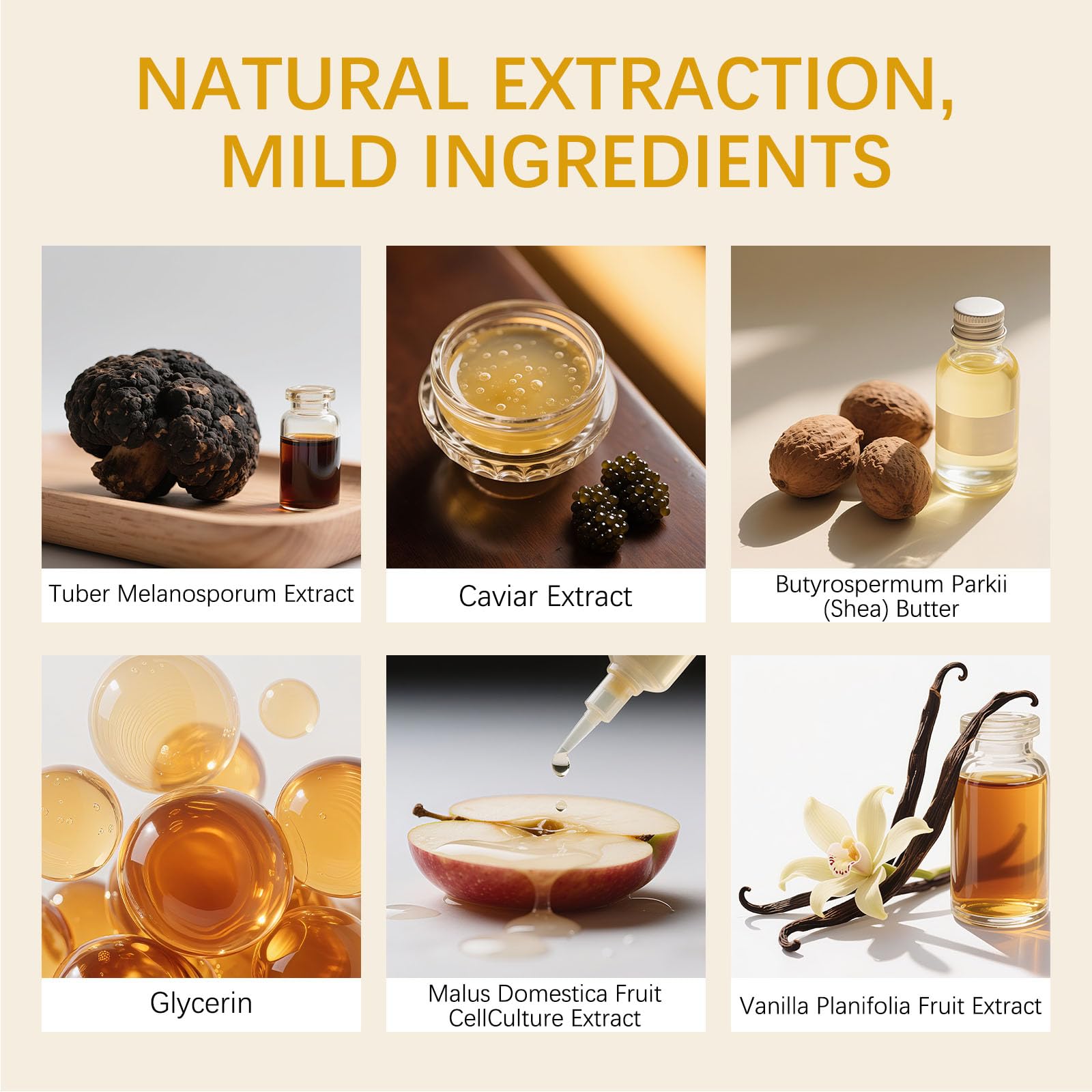 HTBGAA Silky cream texture quickly absorbs without residue on skin