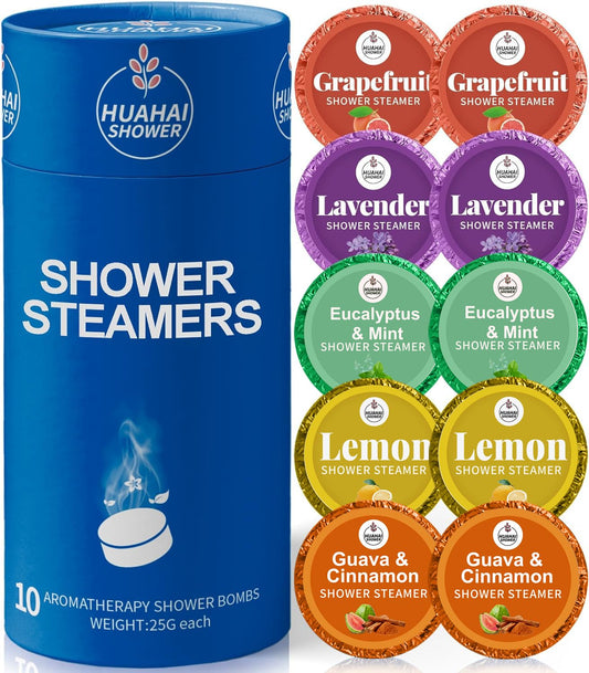 HUAHAI SHOWER lavender steamers offer relaxing fragrance for a soothing shower experience