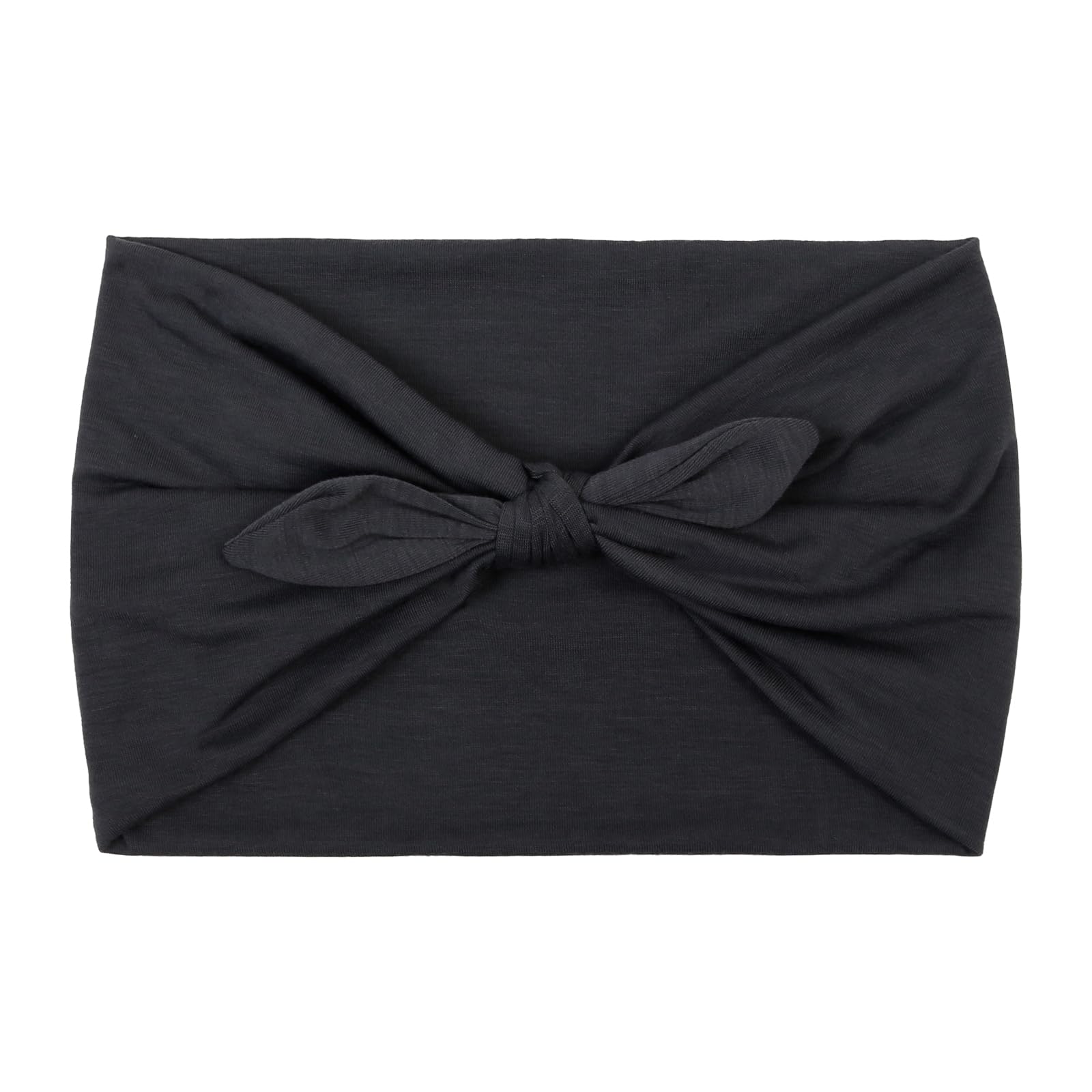 Huachi bow headbands side view highlights non-slip design for steady hair during activity.