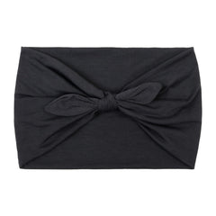 Huachi bow headbands side view highlights non-slip design for steady hair during activity.