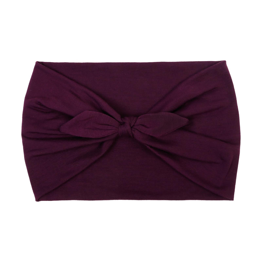 Huachi bow headband back knot offers versatile styling and gentle back coverage