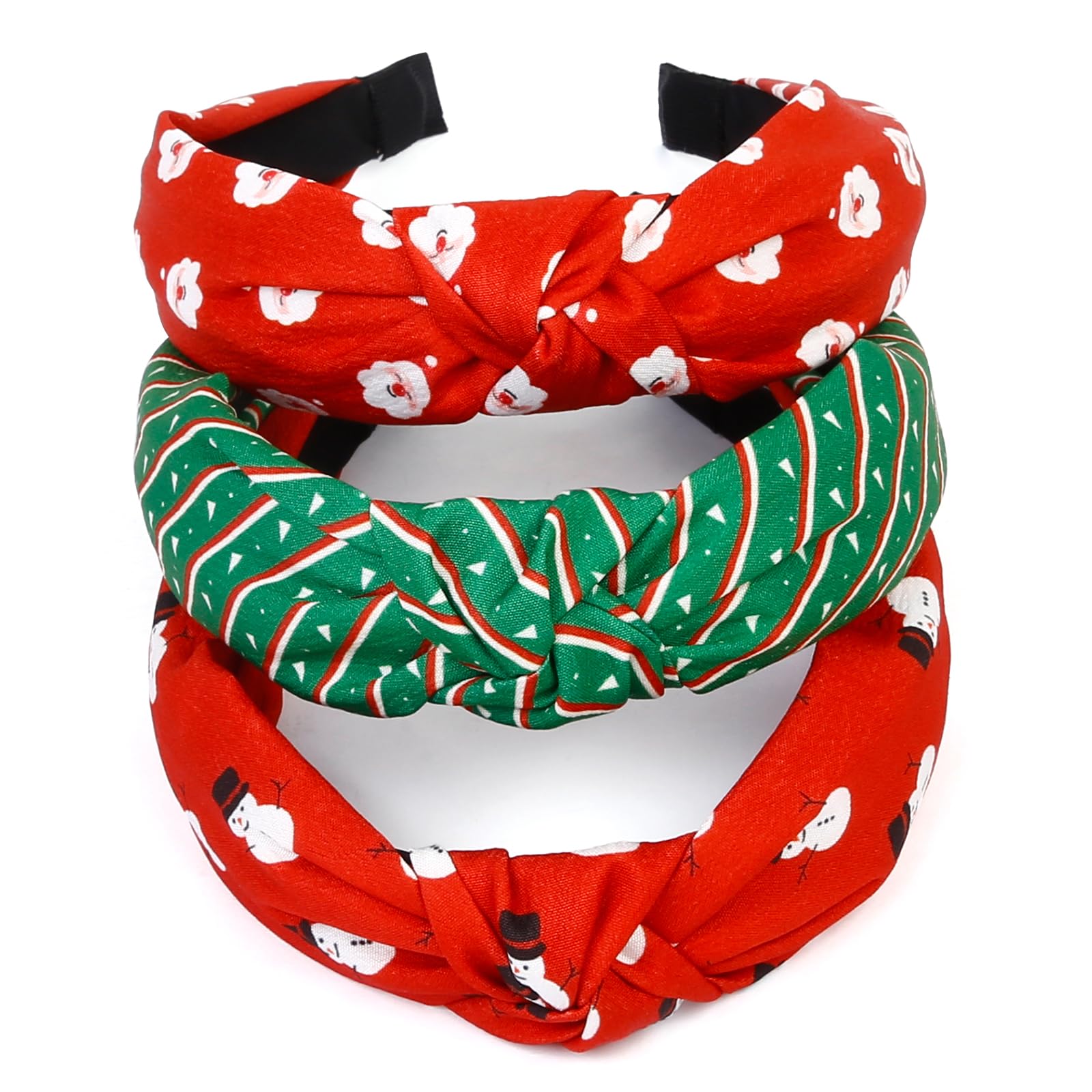 Huachi snowman headband for festive styling at holiday parties